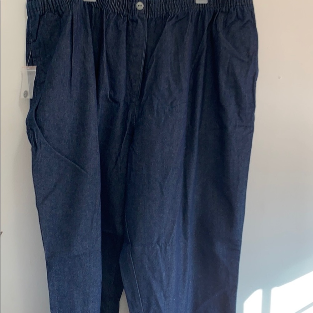 Woman within jeans brand new. Elastic waist